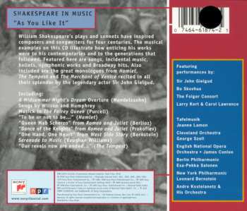 CD Leonard Bernstein: "As You Like It" - Shakespeare In Music