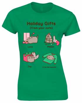 Merch Pusheen: Tričko Dámské Holiday Gifts