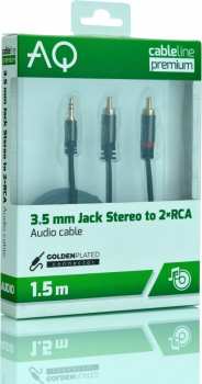 Audiotechnika : PX42015 - 3,5 mm Jack - 2 x RCA - 1,5 m