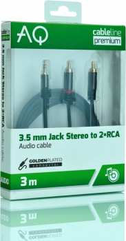 Audiotechnika PX42030 - 3,5 mm Jack - 2 x RCA - 3 m