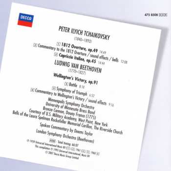 CD Pyotr Ilyich Tchaikovsky: 1812 · Capriccio Italien / Wellington's Victory 45326
