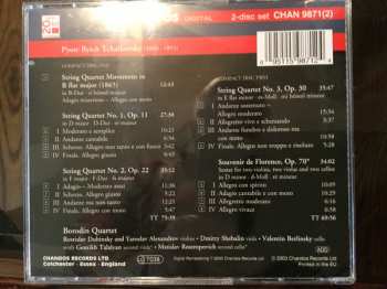 2CD Pyotr Ilyich Tchaikovsky: Complete String Quartets And Souvenir de Frorence