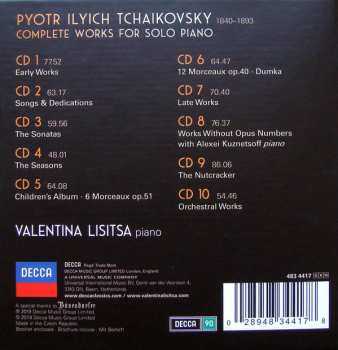 10CD/Box Set Pyotr Ilyich Tchaikovsky: Complete Works For Solo Piano 45852