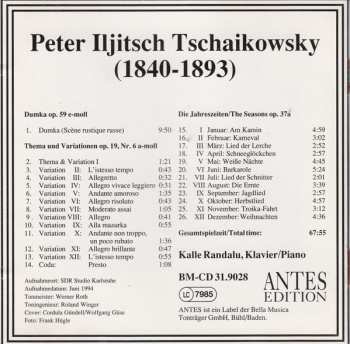 CD Pyotr Ilyich Tchaikovsky: Die Jahreszeiten Op. 37 306818