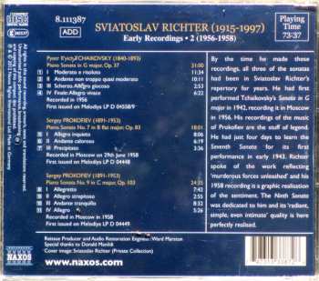 CD Pyotr Ilyich Tchaikovsky: Early Recordings • 2 (1956-1958) • Tchaikovsky & Prokofiev Piano Sonatas 274868