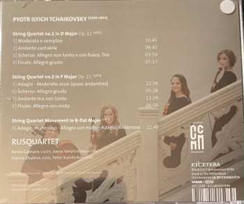 CD Pyotr Ilyich Tchaikovsky: String Quartets Nos. 1 & 2 / Movement In B Flat Major 472868