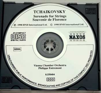 CD Pyotr Ilyich Tchaikovsky: Serenade For Strings / Souvenir De Florence 313971