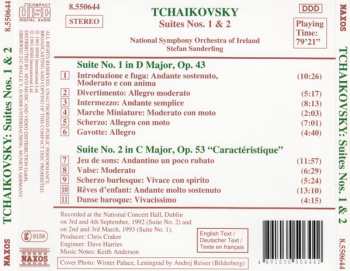 CD Pyotr Ilyich Tchaikovsky: Suites For Orchestra: No. 1, Op. 43 - No. 2, Op. 53 "Caractéristique" 301507