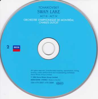2CD Pyotr Ilyich Tchaikovsky: Swan Lake 45555