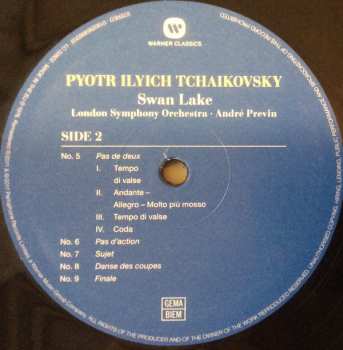 3LP Pyotr Ilyich Tchaikovsky: Swan Lake (Complete Ballet)