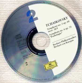 2CD Pyotr Ilyich Tchaikovsky: Symphonies 4, 5 & 6 "Pathétique" 419676