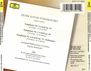 2CD Pyotr Ilyich Tchaikovsky: Symphonies Nos. 4, 5 & 6 “Pathétique” 45385
