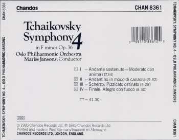 CD Pyotr Ilyich Tchaikovsky: Symphony No. 4 In F Minor Op.36 358220
