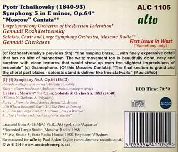 CD Pyotr Ilyich Tchaikovsky: Symphony No.5 / Moscow Cantata 332600