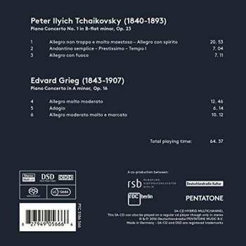 SACD Pyotr Ilyich Tchaikovsky: Tchaikovsky & Grieg: Piano Concertos 314417