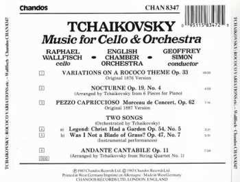 CD Pyotr Ilyich Tchaikovsky: Tchaikovsky - Music For Cello And Orchestra 350814