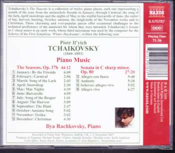 CD Pyotr Ilyich Tchaikovsky: The Seasons - Piano Sonata In C Sharp Minor 314921