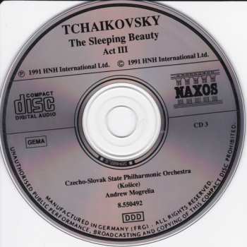 3CD Pyotr Ilyich Tchaikovsky: The Sleeping Beauty, Op. 66 (Complete Ballet) 312085