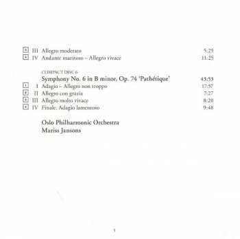 6CD/Box Set Pyotr Ilyich Tchaikovsky: The Symphonies 259341