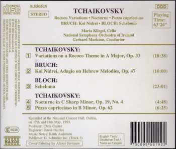 CD Pyotr Ilyich Tchaikovsky: Variations On A Rococo Theme / Kol Nidrei / Schelomo 321606