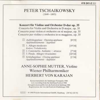 CD Pyotr Ilyich Tchaikovsky: Violinkonzert 44683