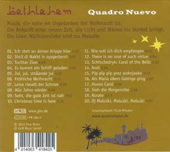 CD Quadro Nuevo: Bethlehem 298640