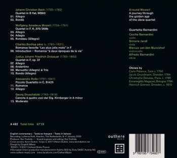 CD Quartetto Bernardini: Around Mozart (A Journey Through The Golden Age Of The Oboe Quartet) 187145