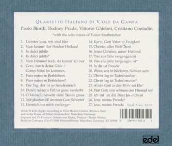 CD Quartetto Italiano di Viole da Gamba: Preludi Ai Corali 221315