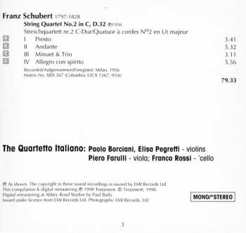 CD Quartetto Italiano: The Quartetto Italiano 342948