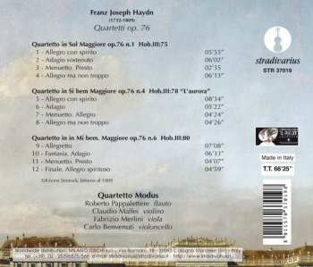 CD Quartetto Modus: Quartetti Op. 76 Per Flauto E Trio D'Archi Vol. 2  326888