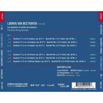 2CD Quatuor Alcan: Beethoven: Quatuors à Cordes - Volume 1 376332