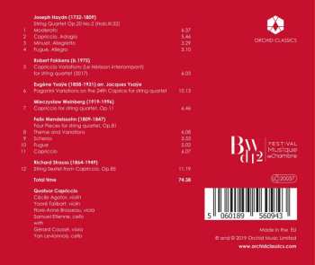 CD Quatuor Capriccio: Capriccios 156243