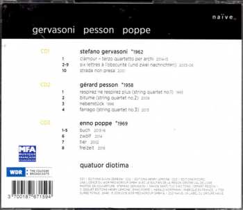 3CD Quatuor Diotima: Gervasoni | Pesson | Poppe 328360