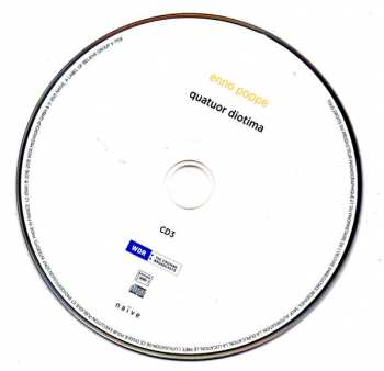3CD Quatuor Diotima: Gervasoni | Pesson | Poppe 328360
