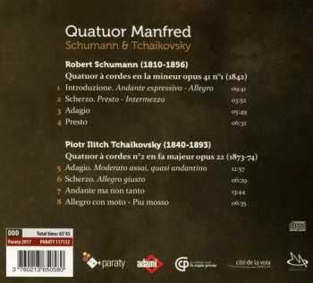 CD Quatuor Manfred Bourgogne: Schumann & Tchaïkovsky 428202
