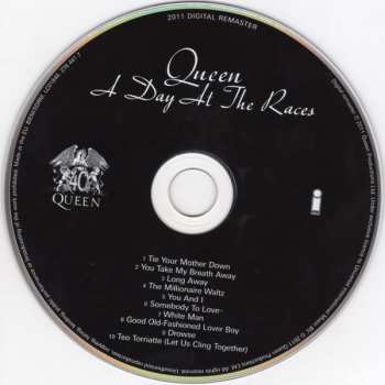 CD Queen: A Day At The Races 8837