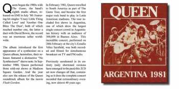 2CD Queen: Argentina 1981 - The Complete Buenos Aires Broadcast 274409