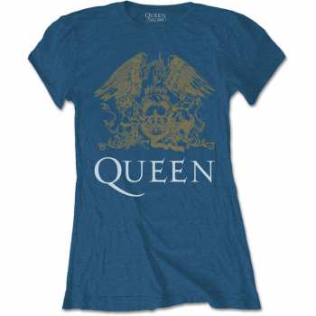 Merch Queen: Queen Ladies T-shirt: Crest (x-small) XS