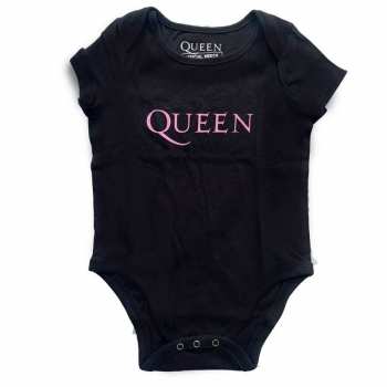 Merch Queen: Dětské Body Pink Logo Queen  3-6 měsíců