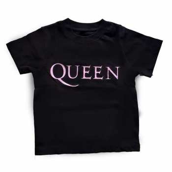 Merch Queen: Dětské Toddler Tričko Pink Logo Queen  18 měsíců