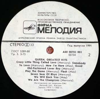 LP Queen: Greatest Hits