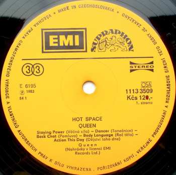 LP Queen: Hot Space