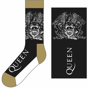 Merch Queen: Kotníkové Ponožky Crest & Logo Queen 