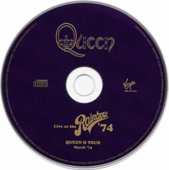 2CD Queen: Live At The Rainbow '74 DLX | DIGI 21027
