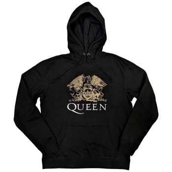 Merch Queen: Queen Unisex Pullover Hoodie: Crest (xx-large) XXL