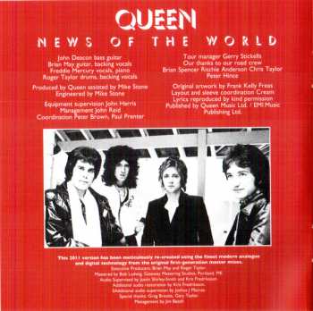 CD Queen: News Of The World
