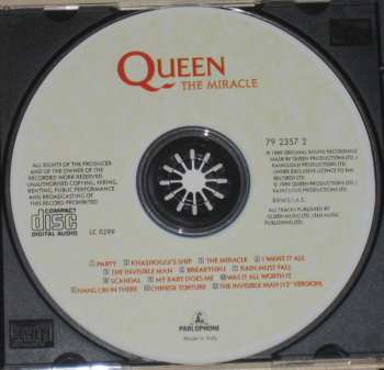 CD Queen: The Miracle
