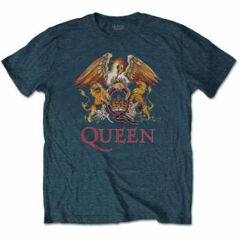 Merch Queen: Queen Unisex T-shirt: Classic Crest (small) S