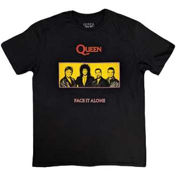 Merch Queen: Queen Unisex T-shirt: Face It Alone Panel (large) L