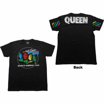 Merch Queen: Queen Unisex T-shirt: Hot Space Tour '82 (back Print) (large) L